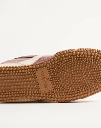 Amphibia Sneaker aus gummiertem Kalbsleder und Kalbsleder