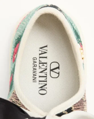 Ballerina Bay By Bay Sneaker aus Jacquard-Stoff mit Blumenstickerei