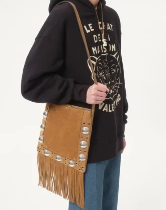 Baumwoll-Sweatshirt mit Le Chat De La Maison-Aufnäher