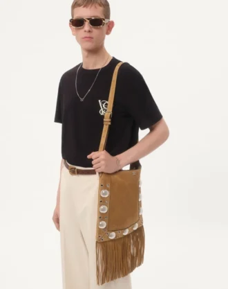 Baumwoll-T-Shirt mit VG-Aufnäher