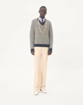 Baumwollhemd mit Vlogo-Stickerei