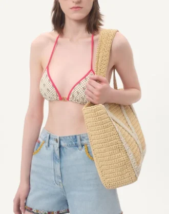 Bikini aus Lycra mit Gelatini-Print und Polka-Dots