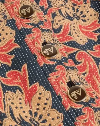 Caban aus Apres L’Hiver gestepptem Blumenjacquard