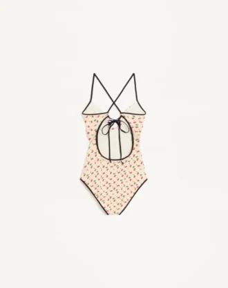 Cherryfic Lycra-Einteiliger Badeanzug