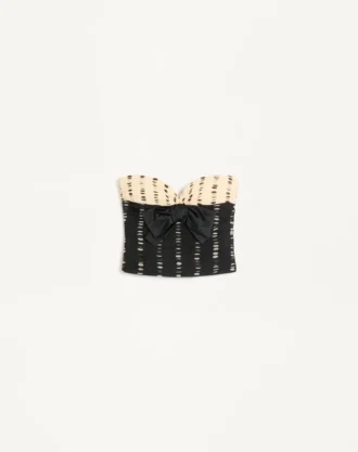 Chiffon-Oberteil mit Plusdepois-Print