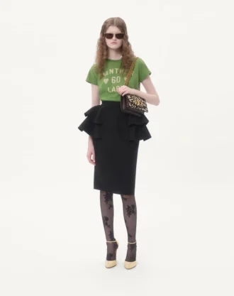 Crepe Couture Midi-Rock