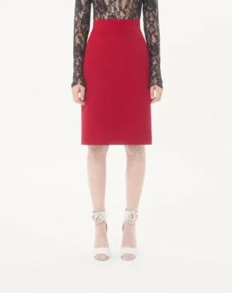 Einfacher Rock aus Wolltweed