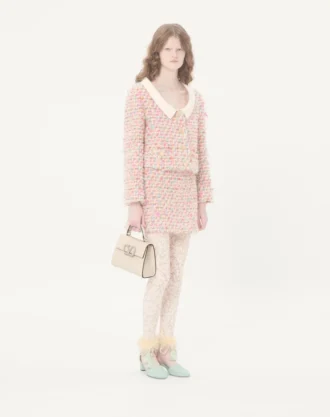 Kleine Vsling Handtasche mit Juwelenstickerei