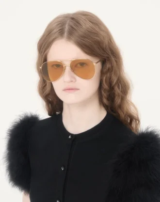 Metall-Pilotenbrille