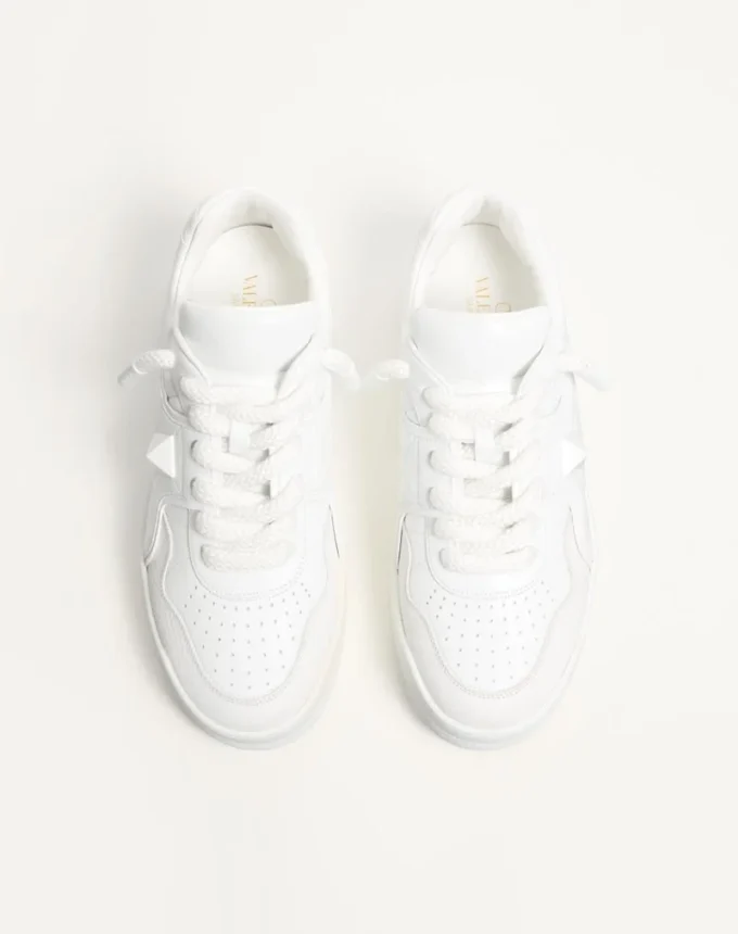 One Stud XL Low-Top-Sneaker aus Nappaleder