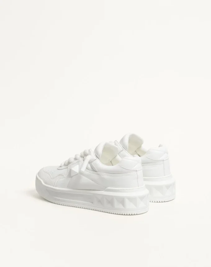 One Stud XL Low-Top-Sneaker aus Nappaleder