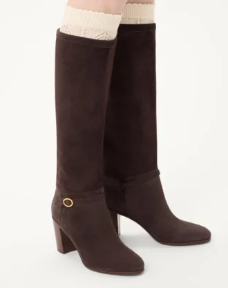 Pattie Crust Lederstiefel 75 mm