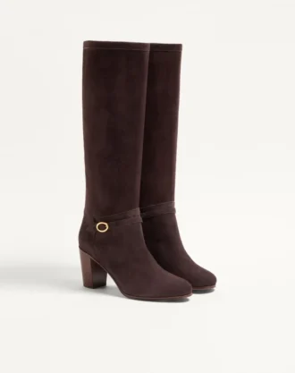 Pattie Crust Lederstiefel 75 mm