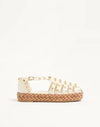 Rockstud Fishermen Kalbsleder-Sandalen 30 mm