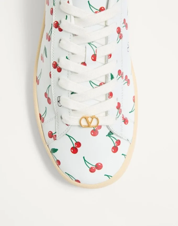 Royco Sneaker aus Nappakalbsleder mit Cherryfic-Muster