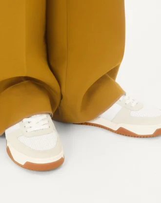 Sparry Sneaker aus Spaltleder und Nappa