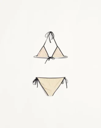 Toute La V Lycra Jacquard Bikini