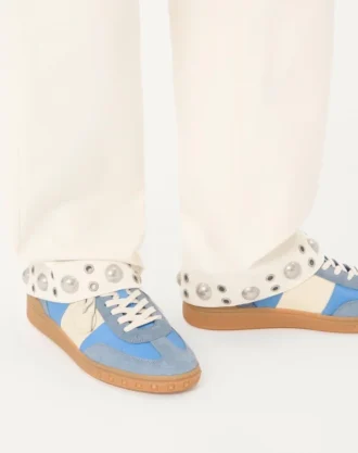 Upvillage Low Top Sneaker aus Crust-Leder und Nylon