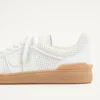 Upvillage Low-Top-Sneaker aus perforiertem Nappaleder