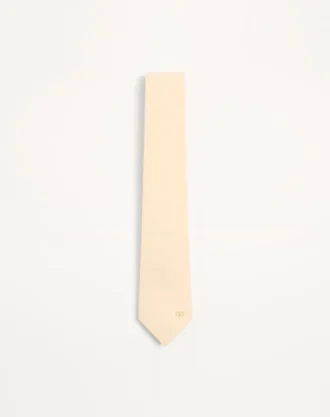 Valentie Seidenkrawatte mit VLogo-Signaturdetail