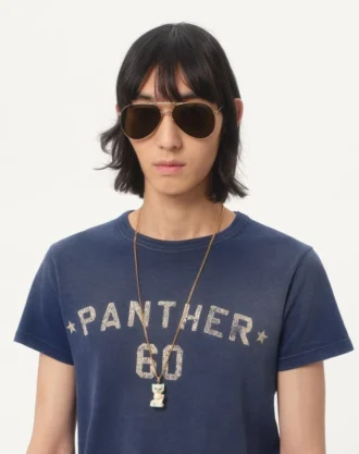 Valentino Garavani Le Chat De La Maison Halskette aus Nylon und Metall Valentino Garavani Le Chat De La Maison Halskette aus Nylon und Metall