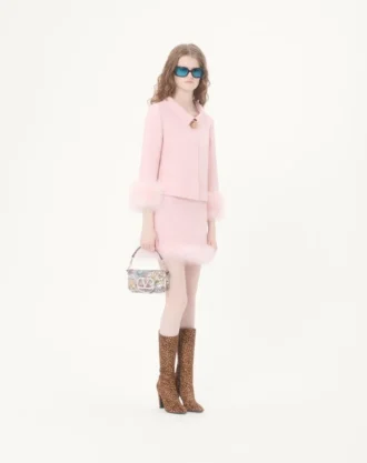 Valentino Garavani Locò Kleine bestickte Umhängetasche mit Juwelenlogo