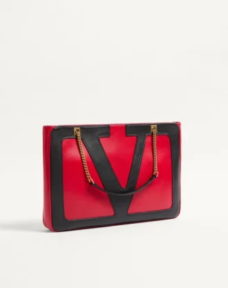 Valentino Garavani Viva Superstar Medium Nappa-Leder-Einkaufstasche
