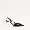 VLogo Signature Lackleder-Slingback-Pumps 80 mm