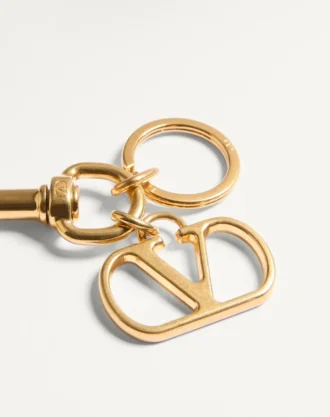 Vlogo Signature Metall-Taschenanhänger mit Schlüsselring