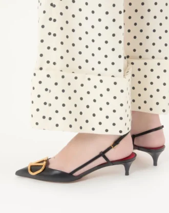 Vlogo Signature Slingback-Pumps aus Kalbsleder 40 mm / 1,6 Zoll